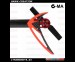 L-MA CNC Alu Tail Motor Mount w/CF Ver Fin Set FW200 - RED