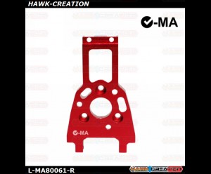 L-MA Precision Aluminum Center Plate for FW200 - RED