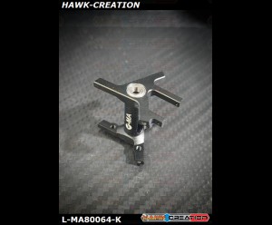 L-MA Precision Aluminum Main Shaft Bearing Block for FW200 - Black