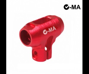 L-MA Precision Alu Main Rotor Housing for FW200 - RED L-MA Precision Alu Main Rotor Housing for FW200 - RED