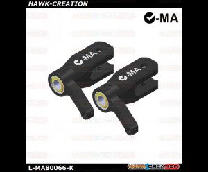 L-MA Precision Alu Rotor Holder Set for FW200 - BLACK L-MA Precision Alu Rotor Holder Set for FW200 - BLACK