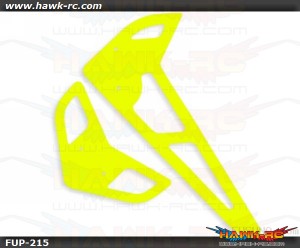 FUSUNO Yellow Fiberglass Hor/Ver Fins - Mini Protos 1.2mm