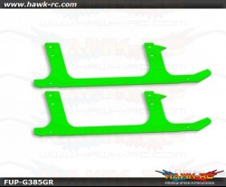 FUSUNO G10 Neon Green 2mm Low Profile Landing Gear (2pcs) - Goblin 700