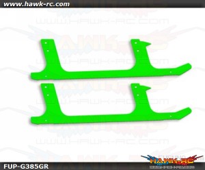 FUSUNO G10 Neon Green 2mm Low Profile Landing Gear (2pcs) - Goblin 700