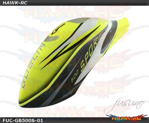 Fusuno Greenify Airbrush Fiberglass Canopy Goblin 500 Sport