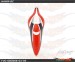 Fusuno Red Tornado Airbrush Fiberglass Canopy Goblin 500 Sport