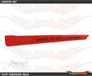 Fusuno Red Tornado Carbon Fiber Tail Boom Goblin 500 Sport
