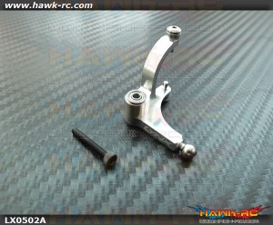LYNX Precision Tail Bell Crank Lever (Silver) GOBLIN 380/500/570