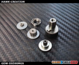 GDW DS590MGII Digital Mini Size Servo Metal Gear Set