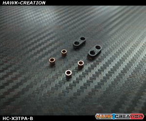 Hawk Creation X3 Tail Pitch 3D print Arm-B (4pcs, For Stock Slider & LYNX LX1802)