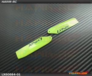 Lynx Plastic Tail Blade 68 mm - Yellow  (For 360mm Class)