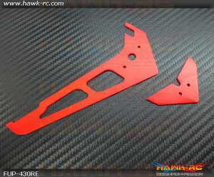 FUSUNO Neon Red FG Hor/Vert Fins Gaui X4/4II
