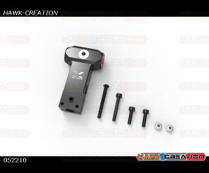 X5 V2 CNC Main Rotor Yoke Set (Black anodized)