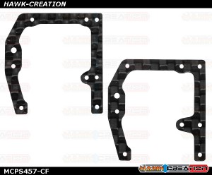  Rakonheli CNC Carbon Side Frame Set (for mCPS452/454)