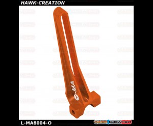 L-MA Precision Aluminum Anti-Rotation Bracket for OMPHOBBY M1 (Orange)