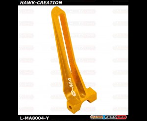 L-MA Precision Aluminum Anti-Rotation Bracket for OMPHOBBY M1 (Yellow)