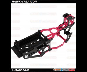 L-MA Precision Aluminum Carbon Fiber X Frame Set for OMPHOBBY M1 (Purple)