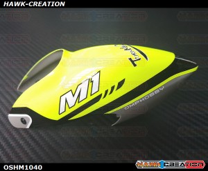 OMPHOBBY M1 3D Helicopter Canopy (Yellow) OSHM1040 OMPHOBBY M1 3D Helicopter Canopy (Yellow) OSHM1040