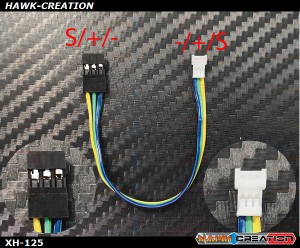 M1/M2 XH-1.25 JST To Standard Servo Adaptor