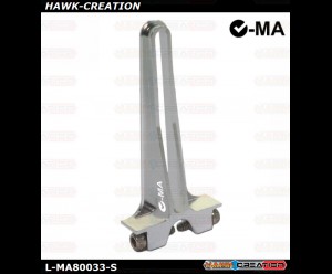 L-MA Precision Aluminum Anti-Rotation Bracket for OMPHOBBY M2 Explore, M2 V2 - Silver