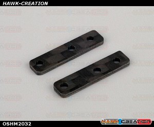 OMPHOBBY M2 3D Helicopter Carbon Fiber front frame mount (2pcs) OSHM2032