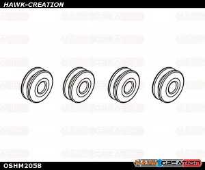 OMPHOBBY M2 3D Helicopter Canopy Rubber nut OSHM2058