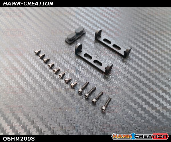 OMPHOBBY M2 3D Helicopter Metal Landing Gear Mount (1set) OSHM2093 OMPHOBBY M2 3D Helicopter Metal Landing Gear Mount (1set) OSHM2093