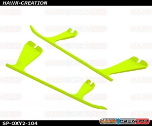 OXY2 - Plastic Landing Gear Skid, Left / Right - Yellow - OXY2