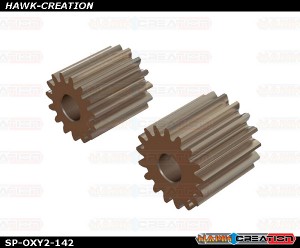 OXY2 - Straight Pinion 15T, 17T - 2.5mm Motor Shaft