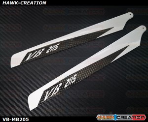 VB 205mm Carbon Main Blades - OXY2