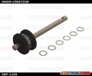 OXY3 Tail Shaft Pulley 15T