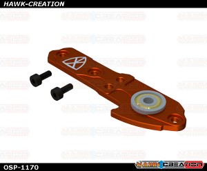 OXY3 CNC Alu Tail Case Plate, Orange