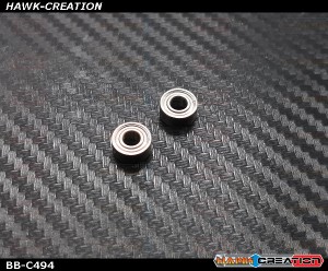 OXY4 Tail Case SS Hybrid Ceramic Ball Bearing - Upgrade Replacement (2pcs , 4*9*4mm)