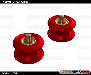 OXY4 CNC Belt Pulley Guide, Red