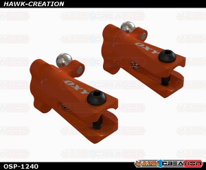 OXY3 OXY4-Tail Grip,Orange-2 Pc