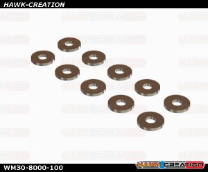 OXY5 -  WM30-80-100 Washer 3x8 W1.0, 10 pcs 