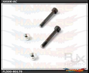 RJX FBL 500 3mm nut +3x20  screw for main blades holder