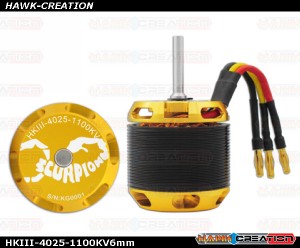 Scorpion HKIII-4025-1100KV (6mm)