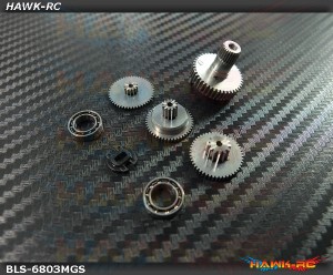 ServoKing BLS-6803 Complete Servo Gear Set (Include Bearings)