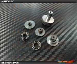 ServoKing BLS-697i Complete Servo Gear Set (Include Bearings)