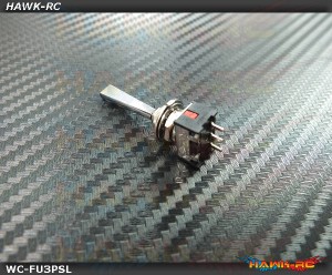 Futaba Toggle Switch ML-1BFLP 3-Position Long T6J, 14MZ/SG, 18MZ/SZ