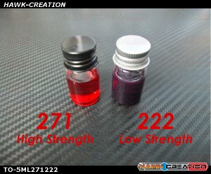 High 271 & Low 222 Strength Thread Locker Set 