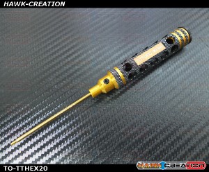 2.0mm Hex Driver With Light Weight Handle Design