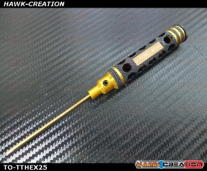2.5mm Hex Driver With Light Weight Handle Design