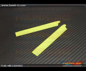 FUSUNO XS Plastic Neon Main Blade 135 mm Yellow - 130 X