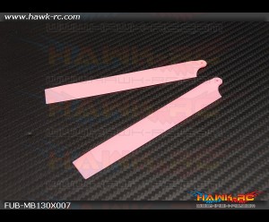 FUSUNO XS Plastic Neon Main Blade 135mm Pink - 130 X