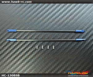 Hawk Creation CNC Extend Boom Support Set Blue For 130X