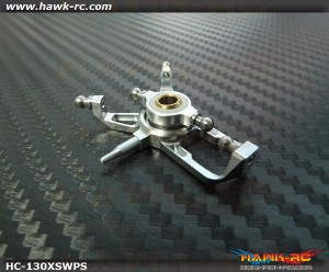 Hawk Creation CNC CCPM Swashplate (Silver) For 130X