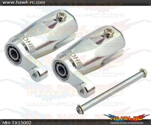 Main Blade Grip w/ Thrust Bearing/Steel Shaft -T-REX 150 DFC