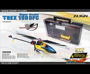 T-REX 150 DFC Super Combo BTF + Carry Box-Yellow